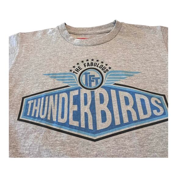 Fabulous THUNDERBIRDS Graphic T SHIRT MED TEE Car Logo Men's Women's 100% Cotton - Picture 2 of 6